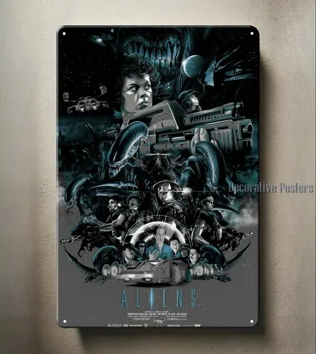 Aliens Scifi Movie Metal Poster Tin Sign - 20x30cm Plate
Aliens Scifi Movie Metal Poster Tin Sign - 20x30cm Plate