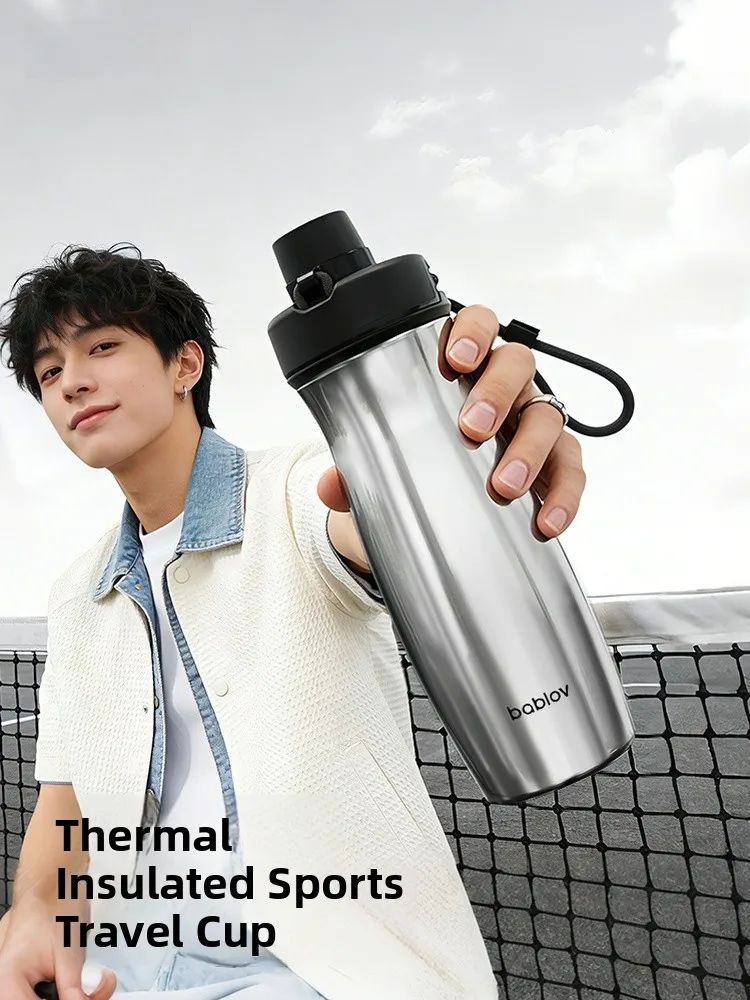 Bablov Sports Thermal Cup Outdoor Cycling Water Bottle Men's Women's Portable Cooling Cup Fitness Travel Cup 316 Stainless Steel
Bablov Sports Thermal Cup Outdoor Cycling Water Bottle Men's Women's Portable Cooling Cup Fitness Travel Cup 316 Stainless Steel