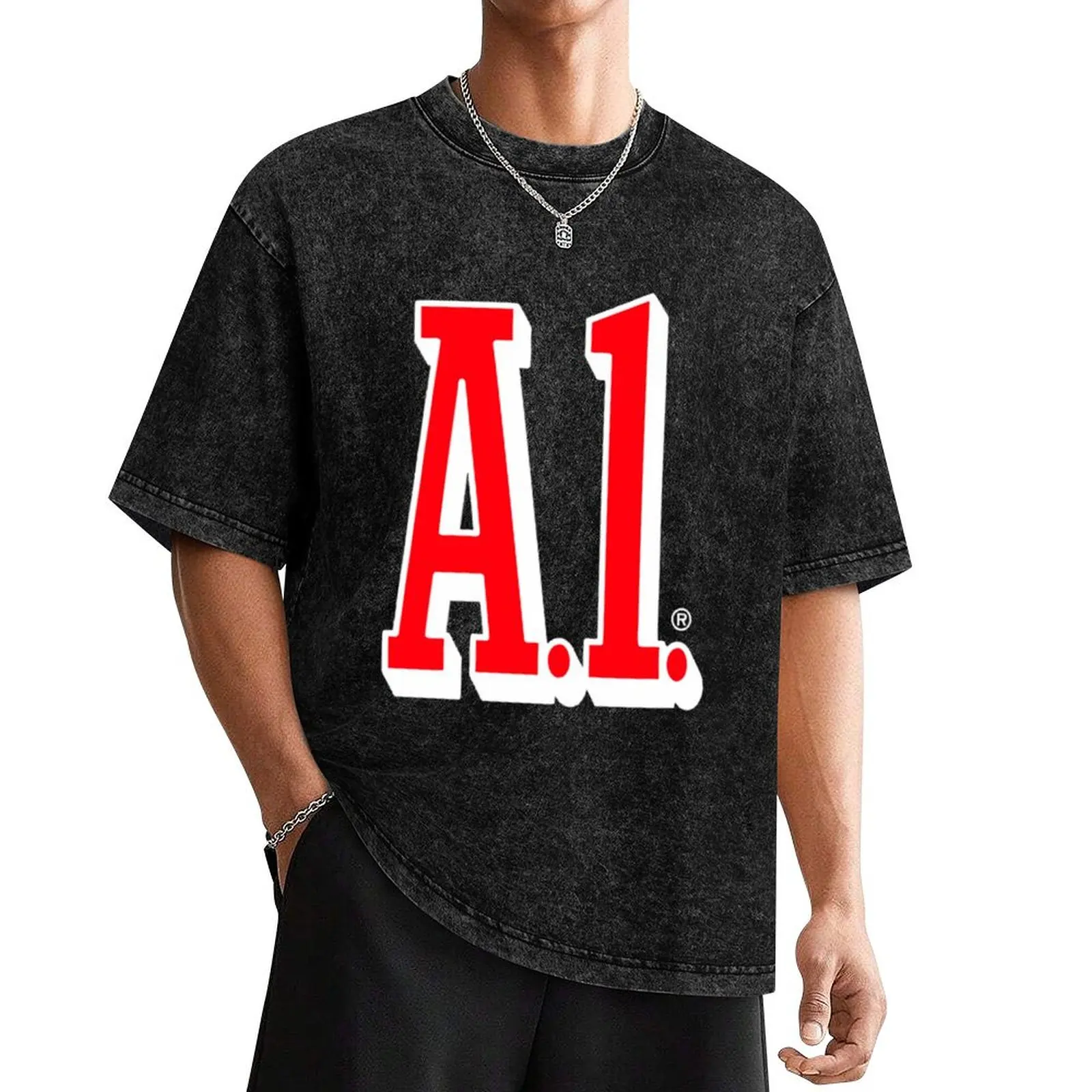 Best Seller - A.1 steak Sauce Logo T-Shirt T-Shirt summer top clothes plain white t shirts men
Best Seller - A.1 steak Sauce Logo T-Shirt T-Shirt summer top clothes plain white t shirts men