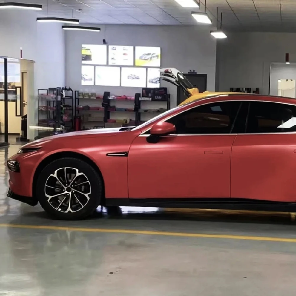Matte Metallic Red Car Sticker Color Change Vinyl Film PET Bubble Free Wrapping Car Accessories Auto Self Adhesive Decals
Matte Metallic Red Car Sticker Color Change Vinyl Film PET Bubble Free Wrapping Car Accessories Auto Self Adhesive Decals
