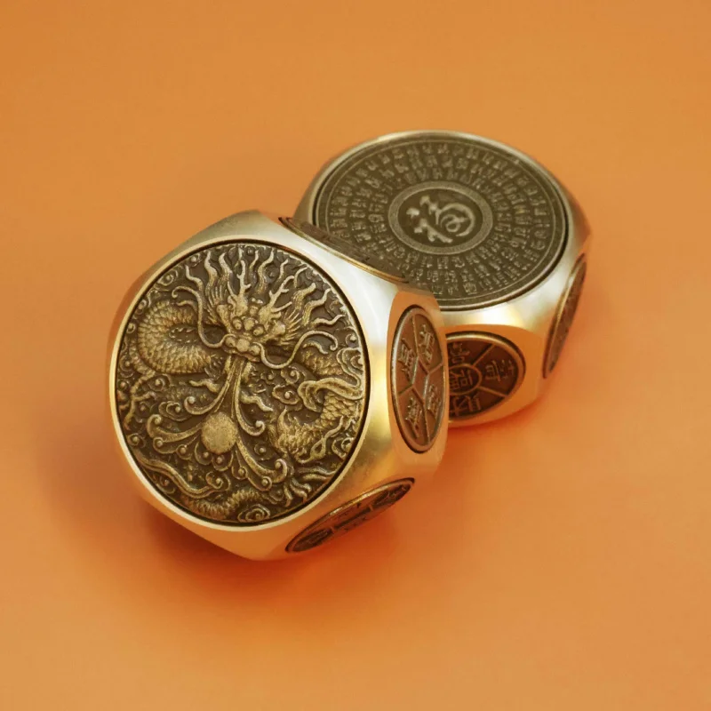 Brass Hundred Blessings Six-Sided Spinner Handheld Piece Fortune Spinner Eight-Sided Spinner Stress Relief Fidget Spinner Zodiac
Brass Hundred Blessings Six-Sided Spinner Handheld Piece Fortune Spinner Eight-Sided Spinner Stress Relief Fidget Spinner Zodiac