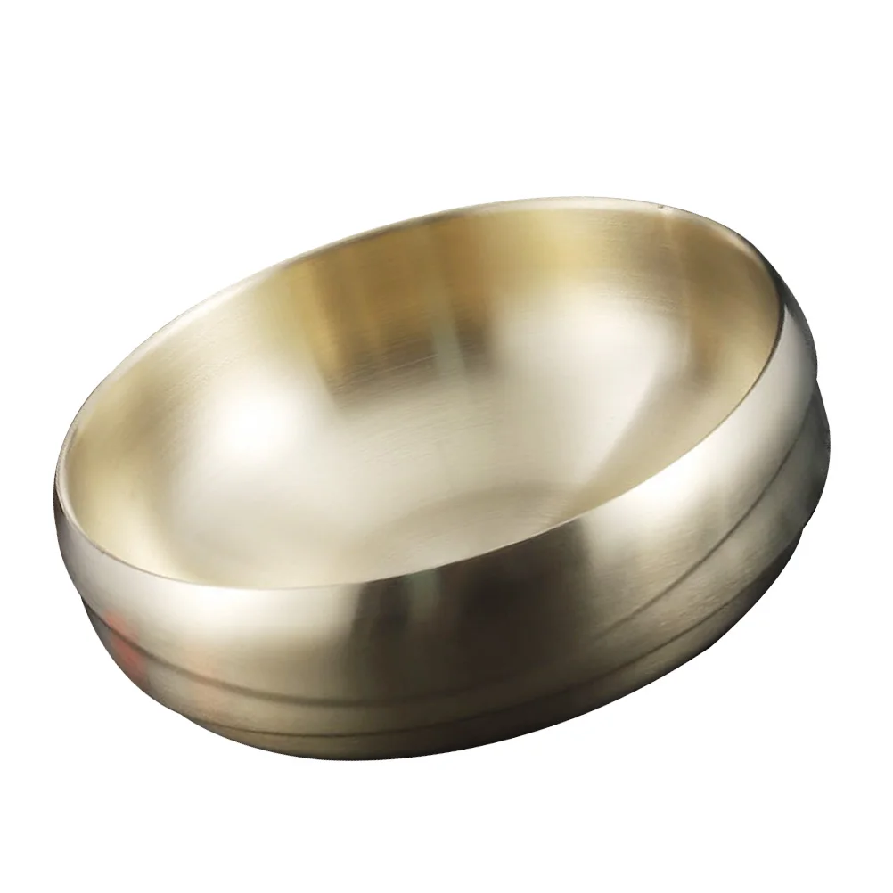 1pc Cold Noodle Bowl High Quality Stainless Steel Double Layer Metal Kitchen Asian Soup Decorative Bowls for Home Tableware
1pc Cold Noodle Bowl High Quality Stainless Steel Double Layer Metal Kitchen Asian Soup Decorative Bowls for Home Tableware