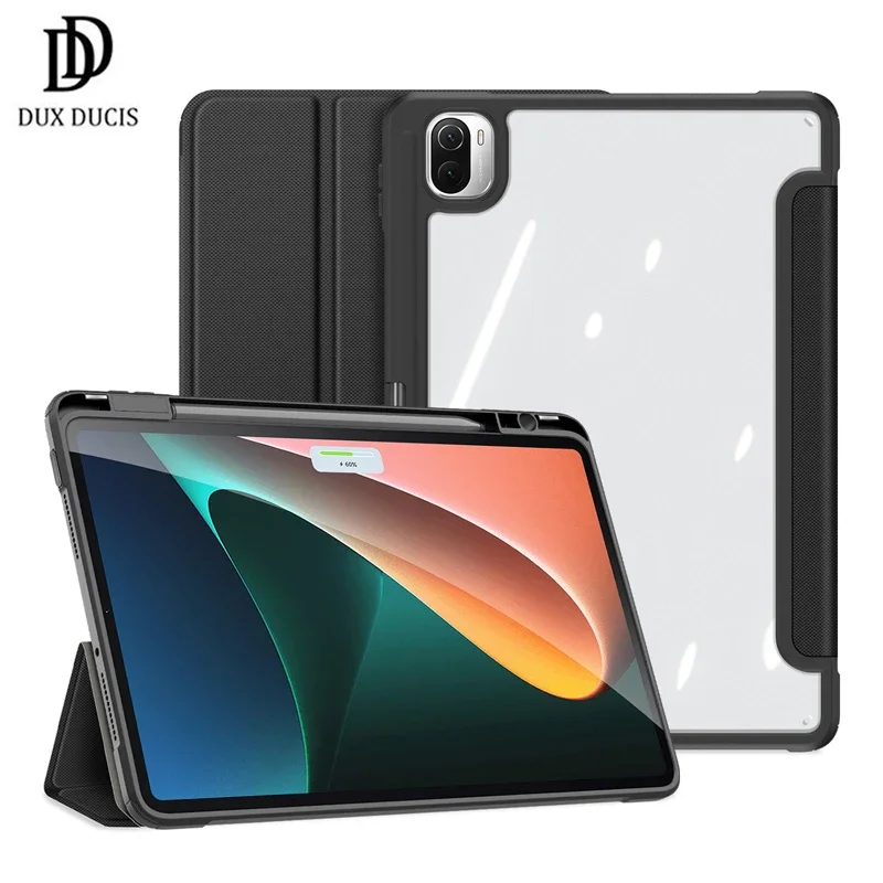 For Xiaomi Mi Pad 5 Case Leather + Clear PC Back with Pencil Holder Trifold Stand Sleeve for Xiaomi Pad 5 Pro Case
For Xiaomi Mi Pad 5 Case Leather + Clear PC Back with Pencil Holder Trifold Stand Sleeve for Xiaomi Pad 5 Pro Case