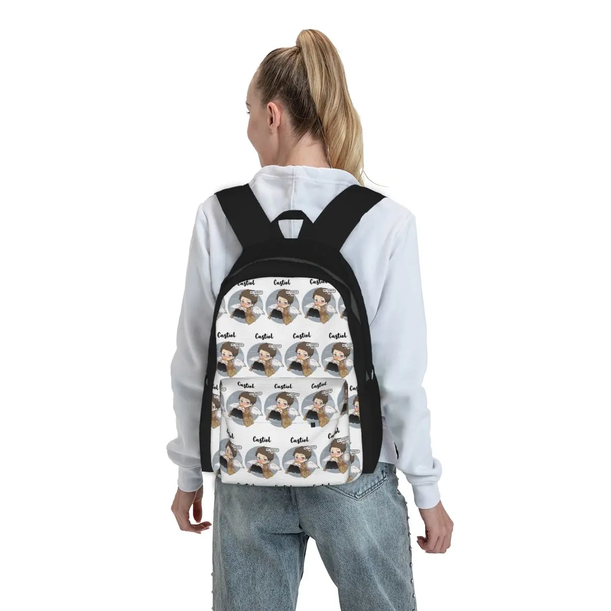 Castiel FBI Badge Backpack Boys Girls BookBag Children School Bag Computer Shoulder Bags for Men Women
Castiel FBI Badge Backpack Boys Girls BookBag Children School Bag Computer Shoulder Bags for Men Women