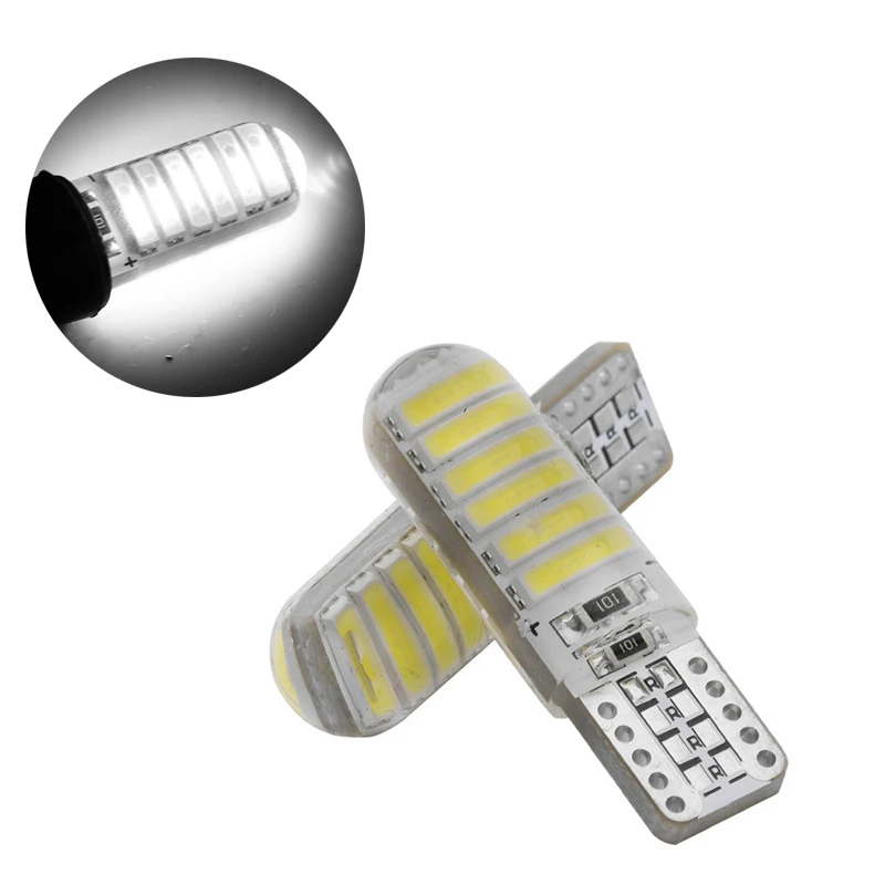10Pcs LED Car Bulbs White T10 7020 12SMD Instrument Light License Plate Lights Reaing Door Dome Lamps Replacement Bulb 12V
10Pcs LED Car Bulbs White T10 7020 12SMD Instrument Light License Plate Lights Reaing Door Dome Lamps Replacement Bulb 12V