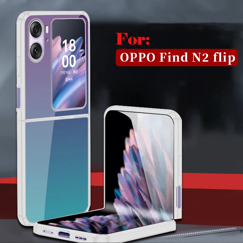 Case For OPPO Find N2 Flip Personalized Gradient White Edge Glass Hard Mobile Phone Case Cover
Case For OPPO Find N2 Flip Personalized Gradient White Edge Glass Hard Mobile Phone Case Cover