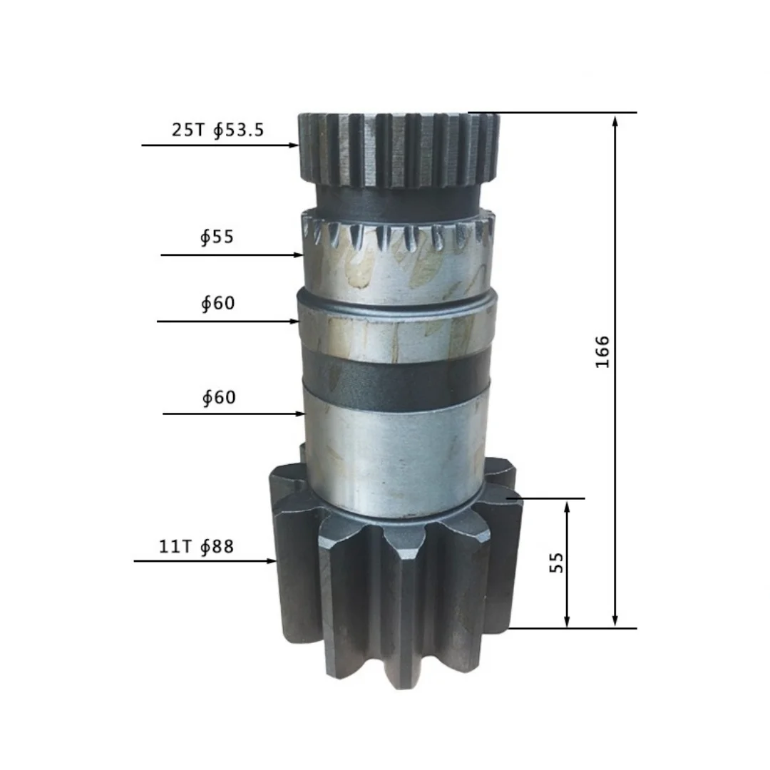 Kubota KX161-3 KX163-5 KX165-5 Excavator Swing Motor Vertical Shaft 11T/25T 166MM
Kubota KX161-3 KX163-5 KX165-5 Excavator Swing Motor Vertical Shaft 11T/25T 166MM