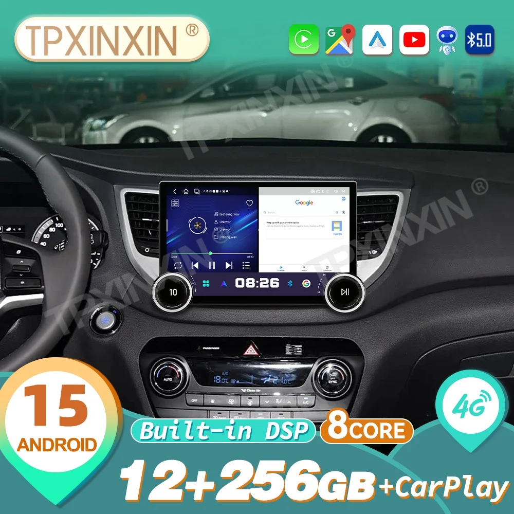For Hyundai Tucson IX35 2009-2015 Android 15 Car Stereo Wireless CarPlay GPS Navigation DSP IPS Touch Screen 4G WiFi AHD OEM Fit
For Hyundai Tucson IX35 2009-2015 Android 15 Car Stereo Wireless CarPlay GPS Navigation DSP IPS Touch Screen 4G WiFi AHD OEM Fit