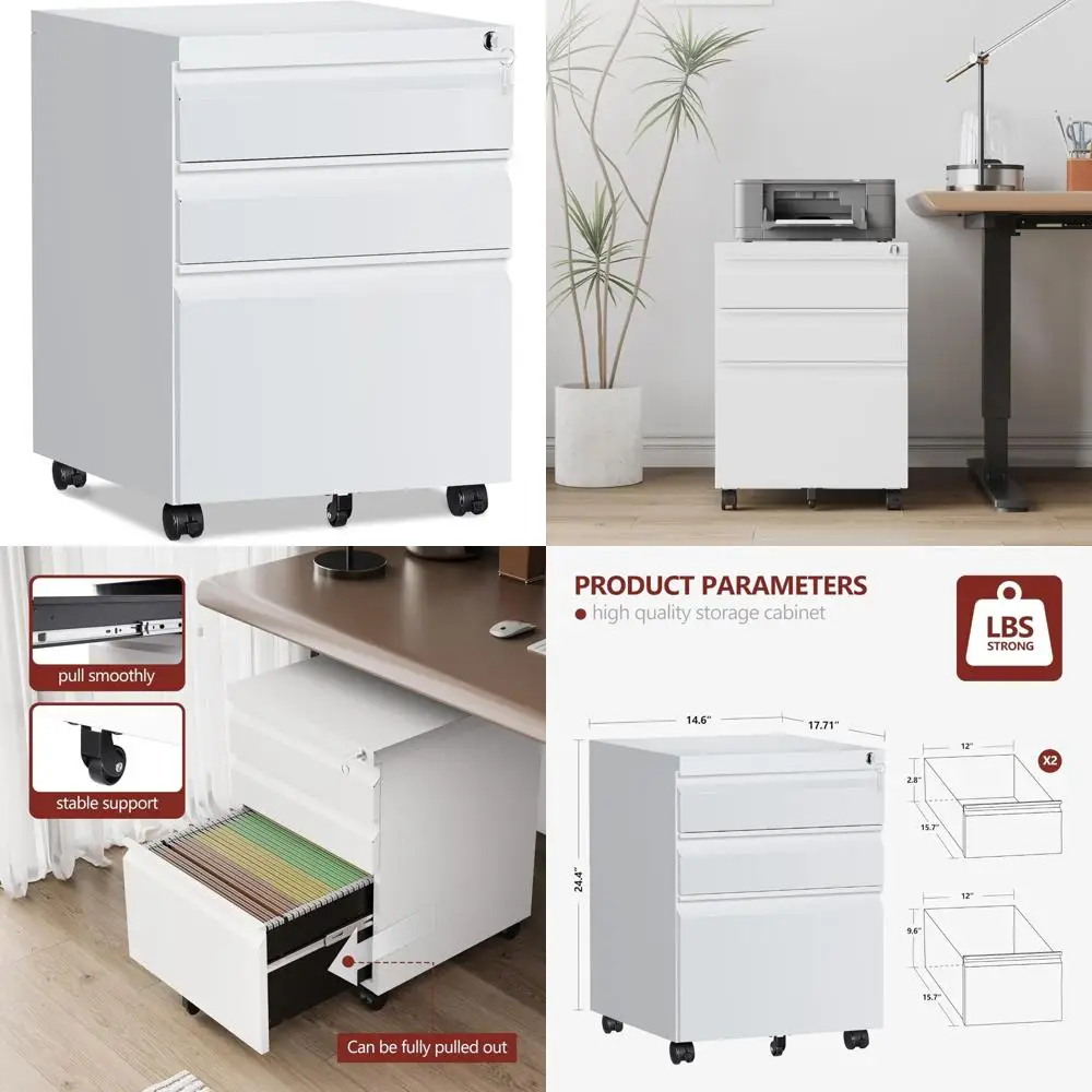 Портативный запираемый металлический шкаф для документов на колесах, сборка под столом для хранения файлов формата А4/пись/лагаля
Портативный запираемый металлический шкаф для документов на колесах, сборка под столом для хранения файлов формата А4/пись/лагаля