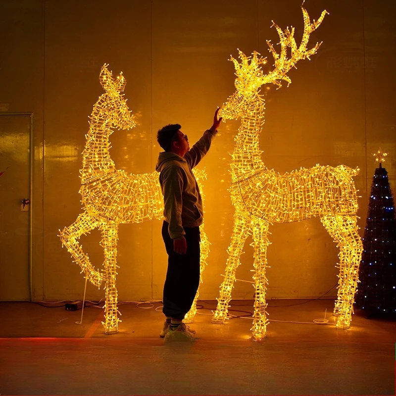 modeling lamp square park light festival waterproof holiday lighting Christmas deer beautiful Chen decoration ornament
modeling lamp square park light festival waterproof holiday lighting Christmas deer beautiful Chen decoration ornament