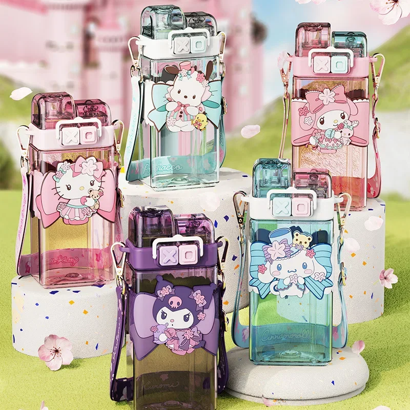 Sanrio Kuromi Water Cup Girls' High Beauty Plastic High Temperature Resistant Cute Double Drink Cup With Straw Square Water Cup
Sanrio Kuromi Water Cup Girls' High Beauty Plastic High Temperature Resistant Cute Double Drink Cup With Straw Square Water Cup