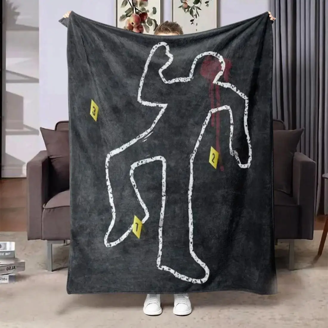 Плед из фланели с принтом «Современная криминальная сцена» (PC Contemporary Crime Scene Silhouette Print Flannel Throw Blanket) – мягкий, уютный флис для кровати, дивана, кресла, всесезонное использование.
Плед из фланели с принтом «Современная криминальная сцена» (PC Contemporary Crime Scene Silhouette Print Flannel Throw Blanket) – мягкий, уютный флис для кровати, дивана, кресла, всесезонное использование.
