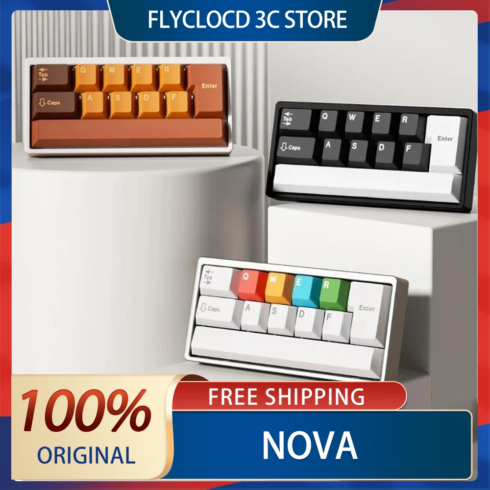 Luminkey Nova Mechanical Keyboard Kit Aluminium Alloy Wired Mini Keyboard Custom Mini Keyboard Kits Support Vial PC Accessories 
Luminkey Nova Mechanical Keyboard Kit Aluminium Alloy Wired Mini Keyboard Custom Mini Keyboard Kits Support Vial PC Accessories