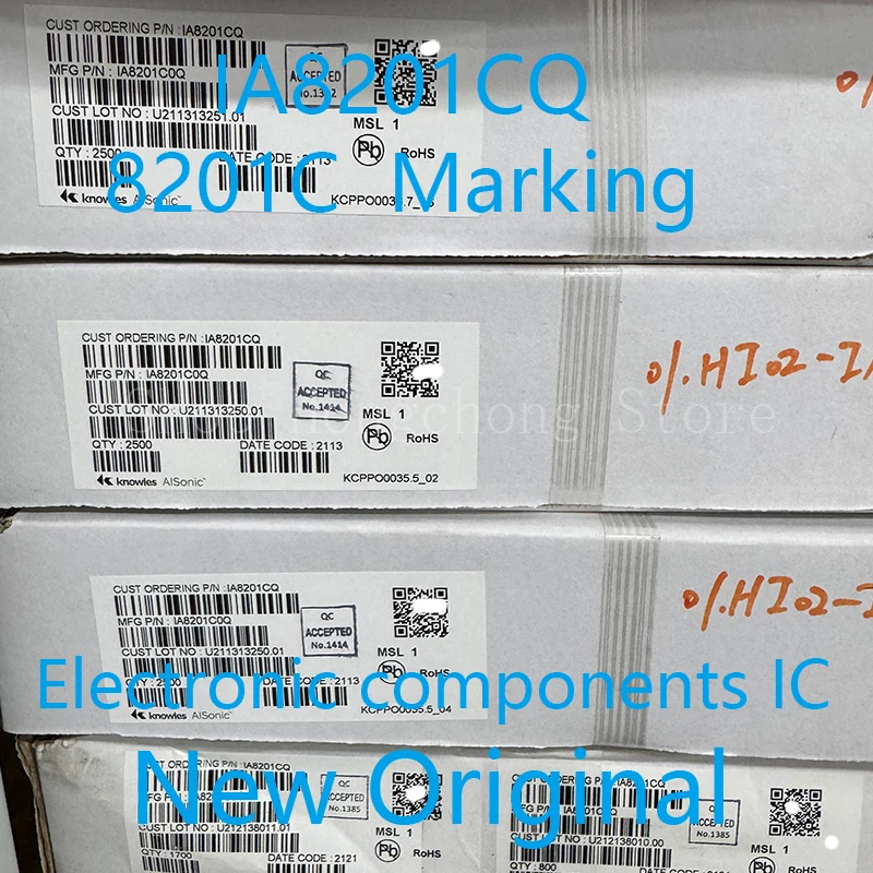 Новые оригинальные аудио-DSP-микросхемы IA8201CQ, IA8201C, IA8201, 8201C (кодировка маркировки), DSP Chelsea в корпусе QFN - 2500 шт. на катушке, 10 шт.
Новые оригинальные аудио-DSP-микросхемы IA8201CQ, IA8201C, IA8201, 8201C (кодировка маркировки), DSP Chelsea в корпусе QFN - 2500 шт. на катушке, 10 шт.