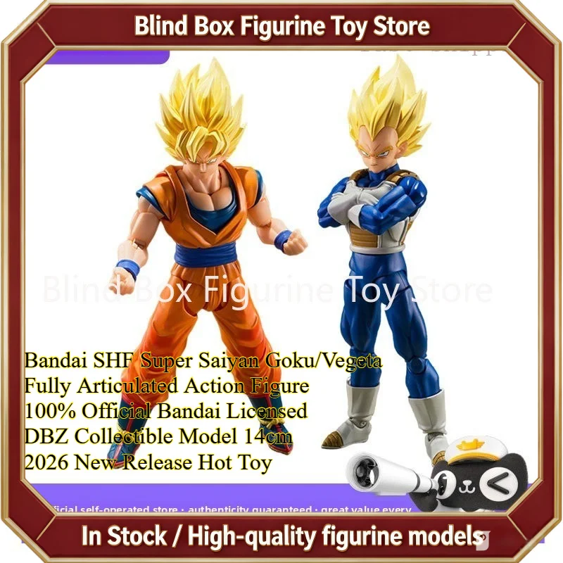 Genuine Bandai SHF Dragon Ball Super Saiyan Goku Vegeta Action Figure Articulated Collectible Model
Genuine Bandai SHF Dragon Ball Super Saiyan Goku Vegeta Action Figure Articulated Collectible Model