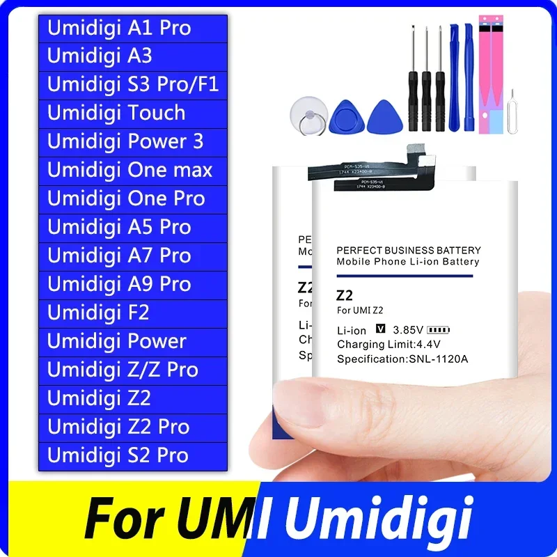 DaDaXiong Высококачественная сменная батарея для UMI Umidigi A 1 3 5 7 9 F 1 2 Z/2 S 2 3 One Touch Power/3 Max Pro Lite + инструменты
DaDaXiong Высококачественная сменная батарея для UMI Umidigi A 1 3 5 7 9 F 1 2 Z/2 S 2 3 One Touch Power/3 Max Pro Lite + инструменты