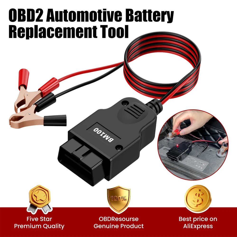 Car OBD2 Computer ECU Memory Saver Auto Battery Replacement Tool Automotive Emergency Power Supply Cable Diagnostic Tool
Car OBD2 Computer ECU Memory Saver Auto Battery Replacement Tool Automotive Emergency Power Supply Cable Diagnostic Tool