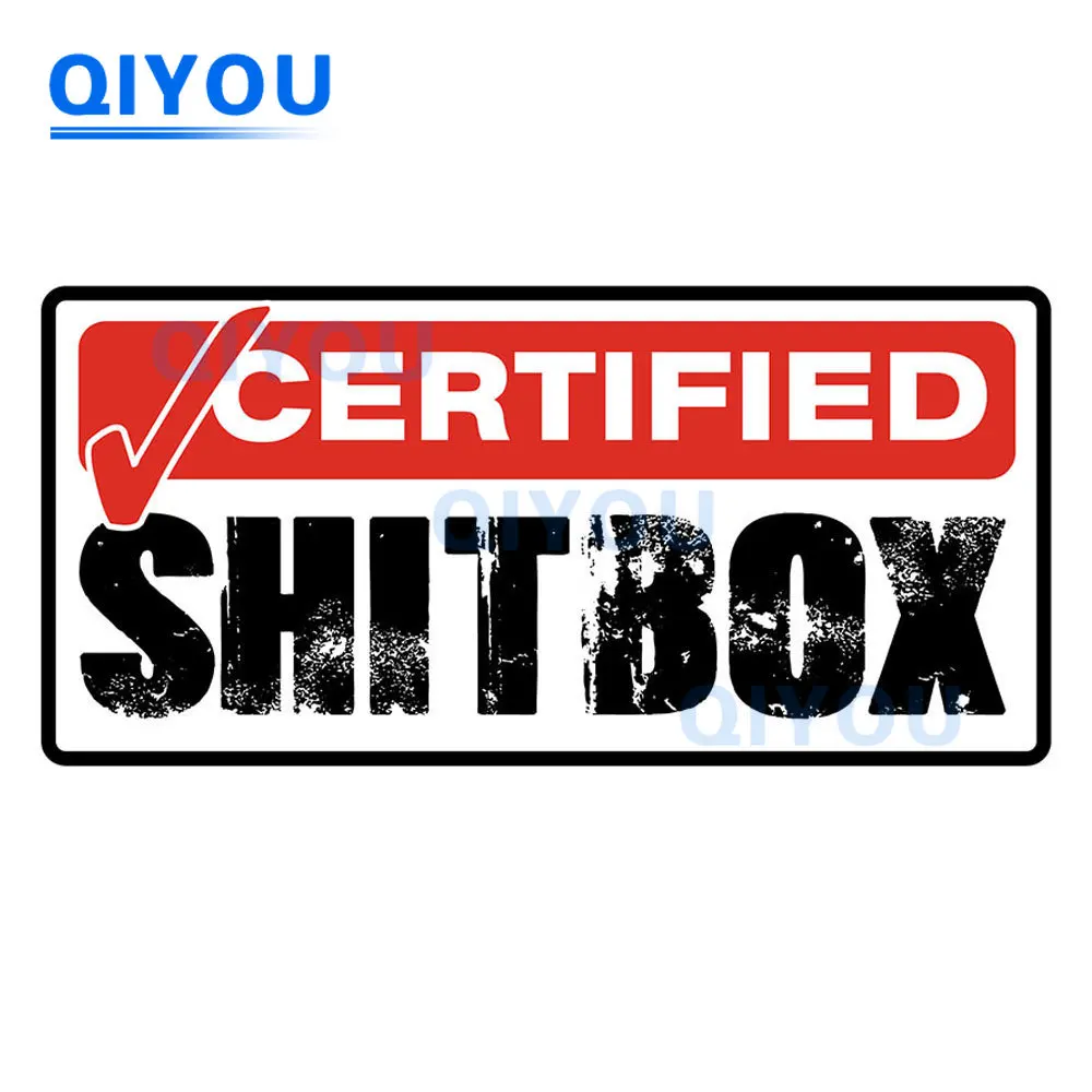 Personalized Body Decoration Certified Shitbox Car Stickers for Die-cut PVC Decal Used for Car Body Windshield Pull Rod Boxes
Personalized Body Decoration Certified Shitbox Car Stickers for Die-cut PVC Decal Used for Car Body Windshield Pull Rod Boxes