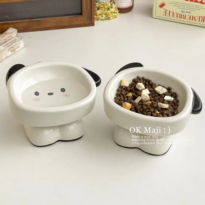 Elevated Ceramic Cat Bowl - Large Capacity Non-Spill Food & Water Dish with Neck Support, Splash-Proof Design for Healthy Pets
Elevated Ceramic Cat Bowl - Large Capacity Non-Spill Food & Water Dish with Neck Support, Splash-Proof Design for Healthy Pets