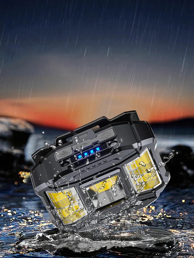 Налобный фонарь COB LED с USB-зарядкой, индикатором заряда, мощный, для активного отдыха, ночной рыбалки
Налобный фонарь COB LED с USB-зарядкой, индикатором заряда, мощный, для активного отдыха, ночной рыбалки