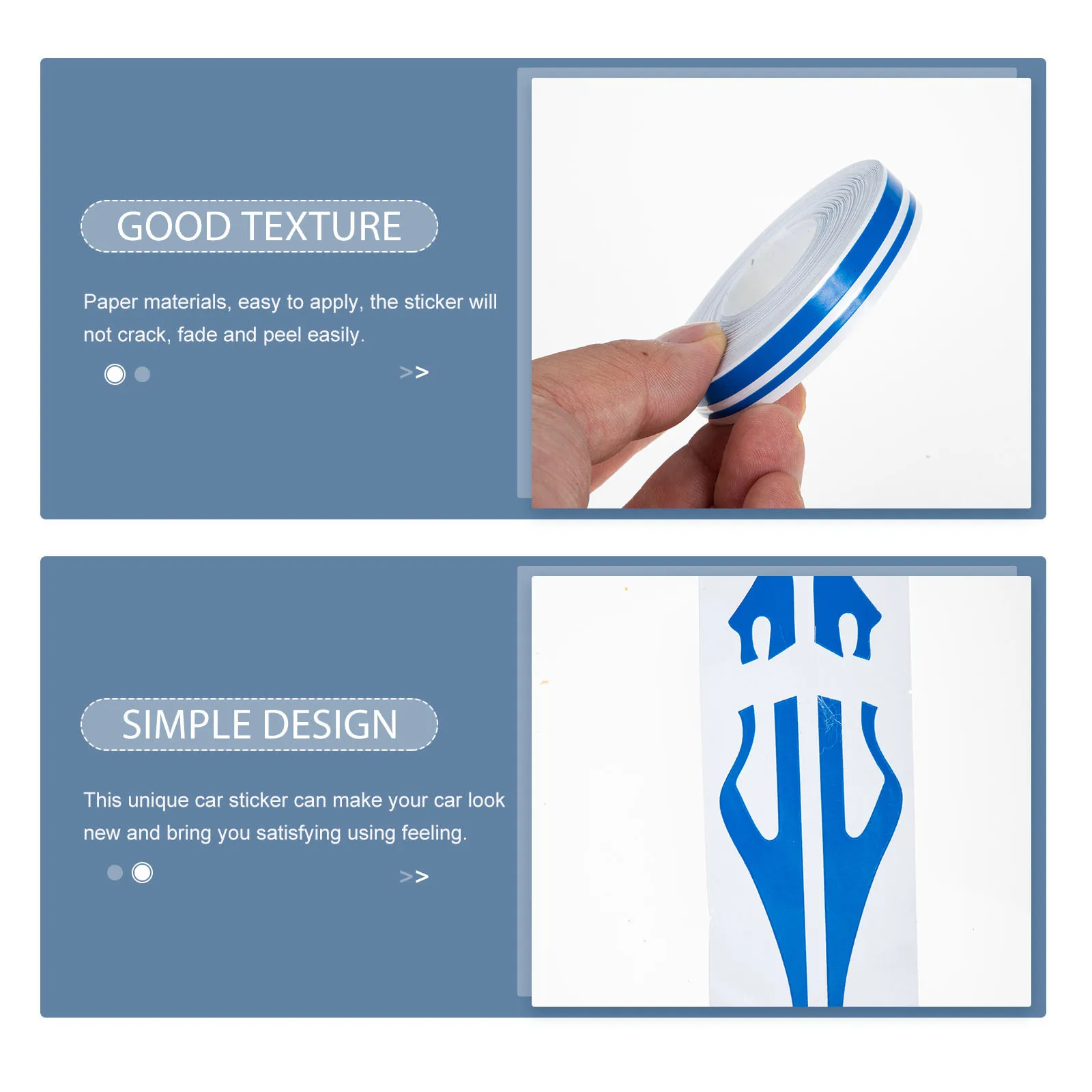 Pinstripe Tape Car Side Sticker DIY Vinyl Decal Paper Material Automotive Car Body Stripe Strip Vehicle Decoration Blue
Pinstripe Tape Car Side Sticker DIY Vinyl Decal Paper Material Automotive Car Body Stripe Strip Vehicle Decoration Blue