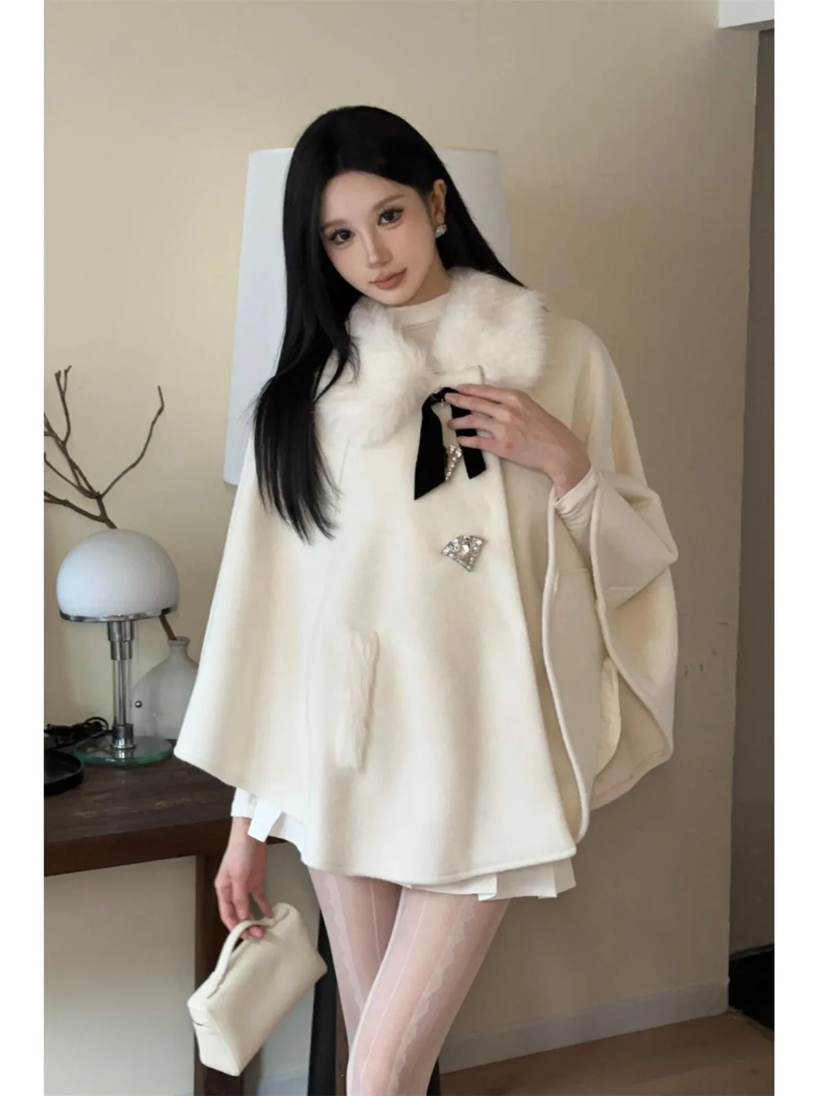 Princess Style Knitted Woolen Coat with Fur Collar Fish Tail Skirt Two Piece Set Sweet Style Slim Fit Long Sleeve round Neck
Princess Style Knitted Woolen Coat with Fur Collar Fish Tail Skirt Two Piece Set Sweet Style Slim Fit Long Sleeve round Neck
