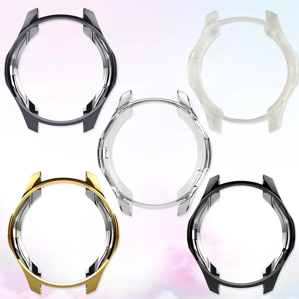 5Pcs Smart Watch Soft Case Cover Protective Frame Watch Case for Gear S4 Full Front Anti-Scratch Shatter Resistant
5Pcs Smart Watch Soft Case Cover Protective Frame Watch Case for Gear S4 Full Front Anti-Scratch Shatter Resistant