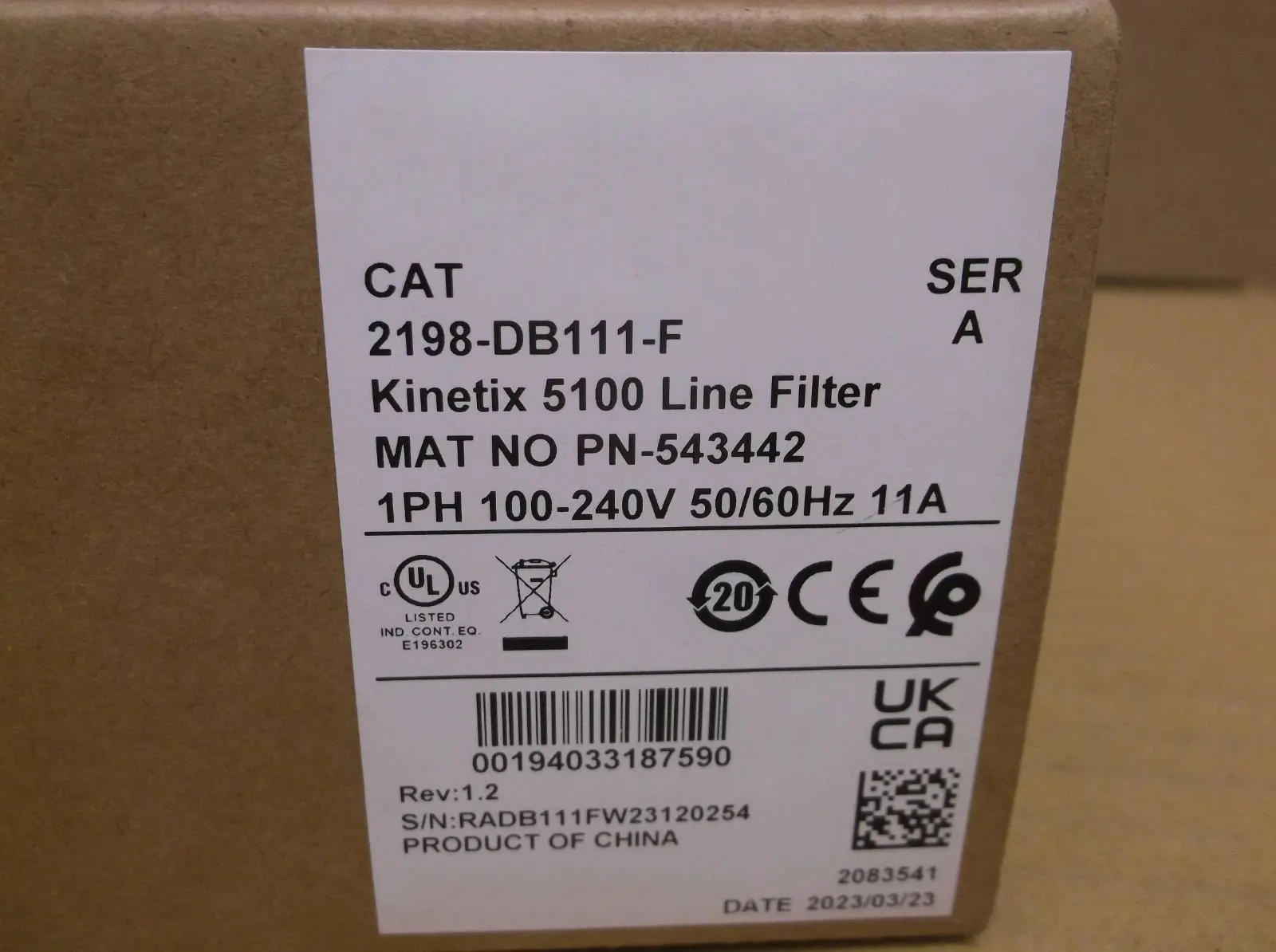 Brand New 2198-DB111-F 2198-DB127-F 2198-DB310-F 2198-DB324-F 2198-DB335-F 2198-DB356-F 2198-DB418-F One Year Warranty
Brand New 2198-DB111-F 2198-DB127-F 2198-DB310-F 2198-DB324-F 2198-DB335-F 2198-DB356-F 2198-DB418-F One Year Warranty