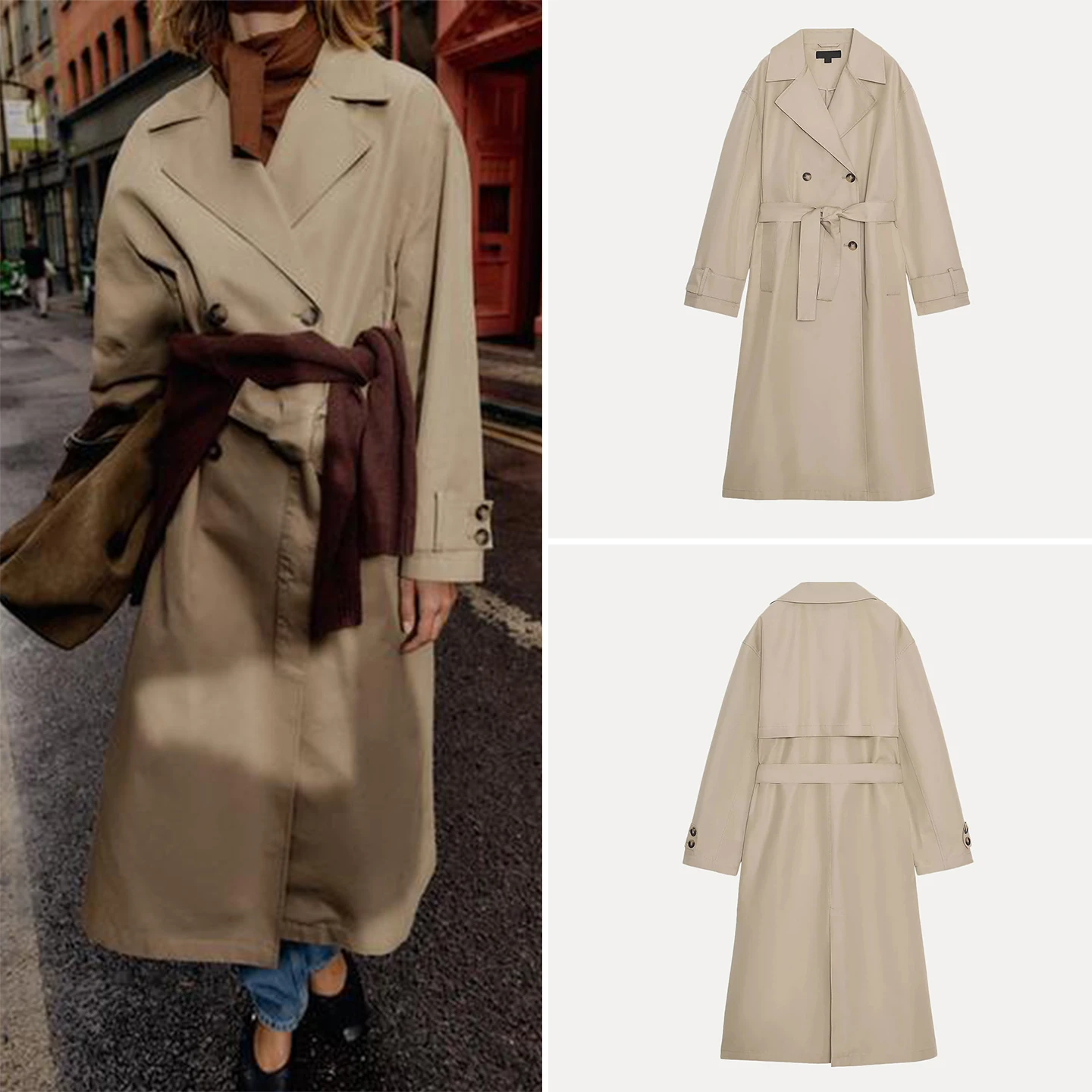 Z Women's Classic Long Sve Windbreaker Coat Faionable Turn-down Collar Versatile Long Length Commute Sle 2025 Autumn
Z Women's Classic Long Sve Windbreaker Coat Faionable Turn-down Collar Versatile Long Length Commute Sle 2025 Autumn
