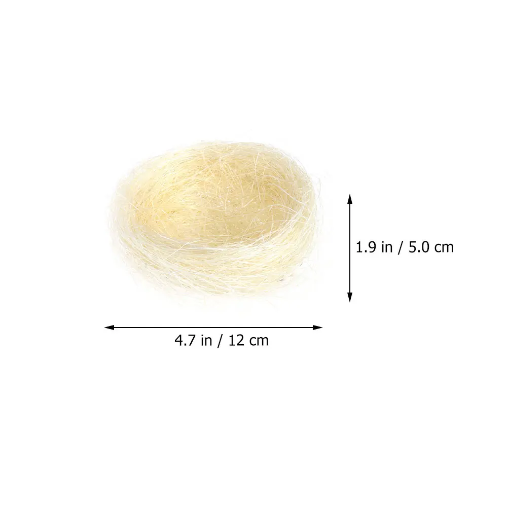 20 Pcs Bird's Nest Plate Decoration Nests Small Birds Easter Craft Home House Hemp Thread Durable Party Wedding Photography
20 Pcs Bird's Nest Plate Decoration Nests Small Birds Easter Craft Home House Hemp Thread Durable Party Wedding Photography