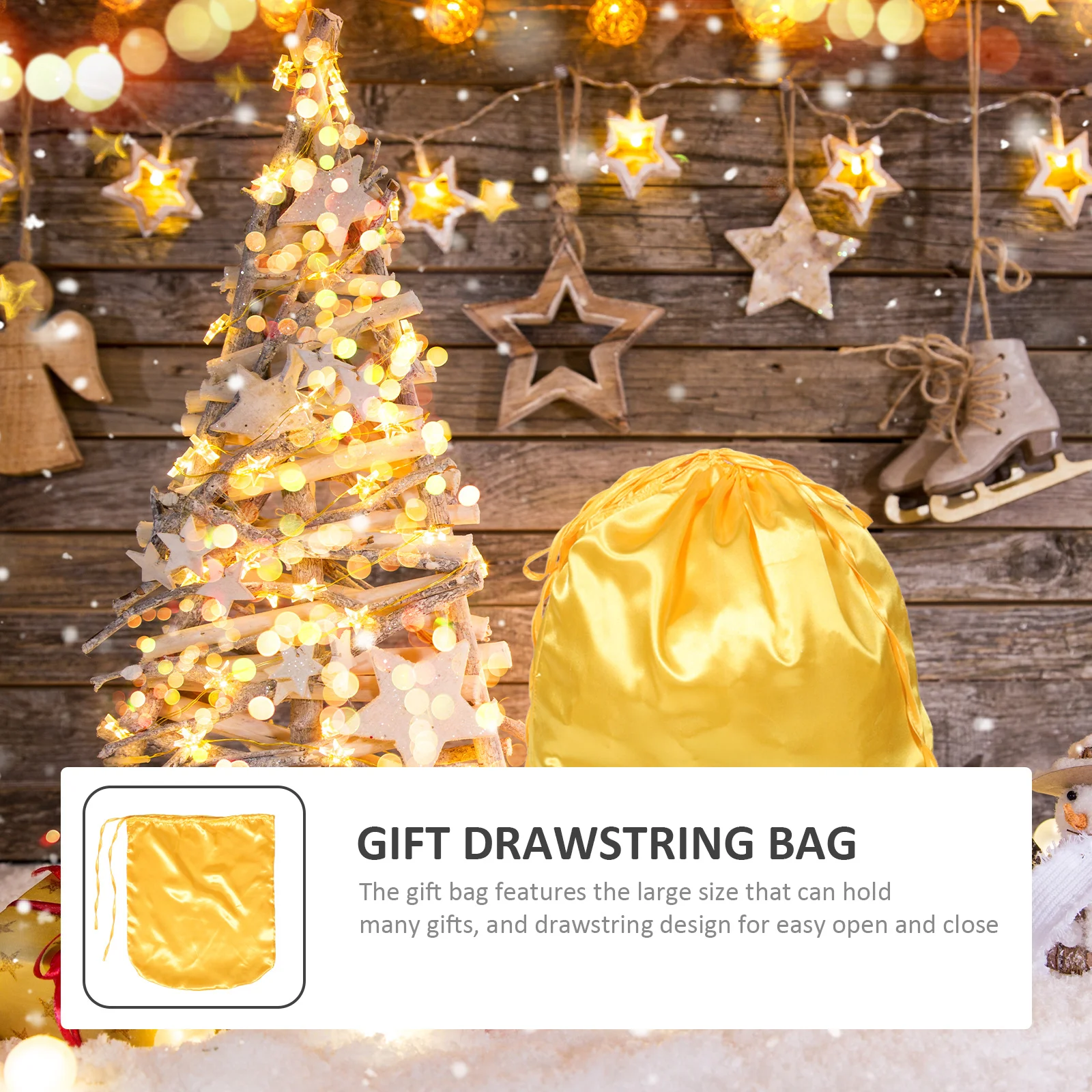 Jumbo Christmas Gift Bag with Santa Claus Print Drawstring Closure for Xmas Presents Party Favors and Festive Gift Wrapping
Jumbo Christmas Gift Bag with Santa Claus Print Drawstring Closure for Xmas Presents Party Favors and Festive Gift Wrapping