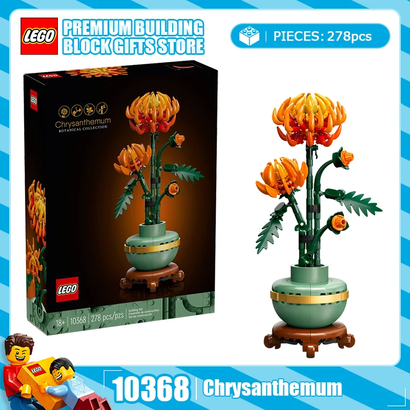 LEGO Building Blocks 10368 Gold Chrysanthemums, Blocks, Bonsai, Plant Model Bricks, Romantic Home Toys, Children's Gifts
LEGO Building Blocks 10368 Gold Chrysanthemums, Blocks, Bonsai, Plant Model Bricks, Romantic Home Toys, Children's Gifts