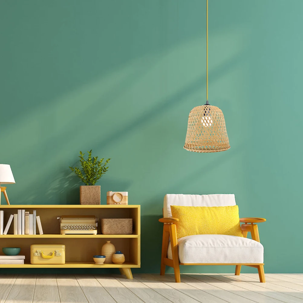 Bamboo Lampshade Handwoven Pendant Light Covers Retro Decorative Shade for Chandelier Bedroom Living Room Restaurant
Bamboo Lampshade Handwoven Pendant Light Covers Retro Decorative Shade for Chandelier Bedroom Living Room Restaurant