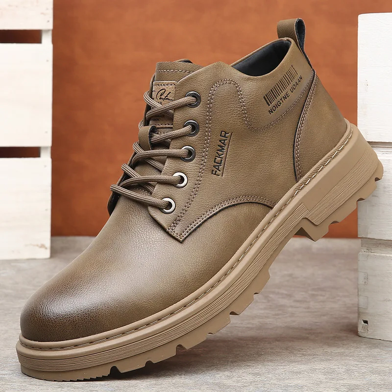 New High Top Men's Snow Boots Outdoor Sports Men's Hiking Shoes Workwear Boots
New High Top Men's Snow Boots Outdoor Sports Men's Hiking Shoes Workwear Boots