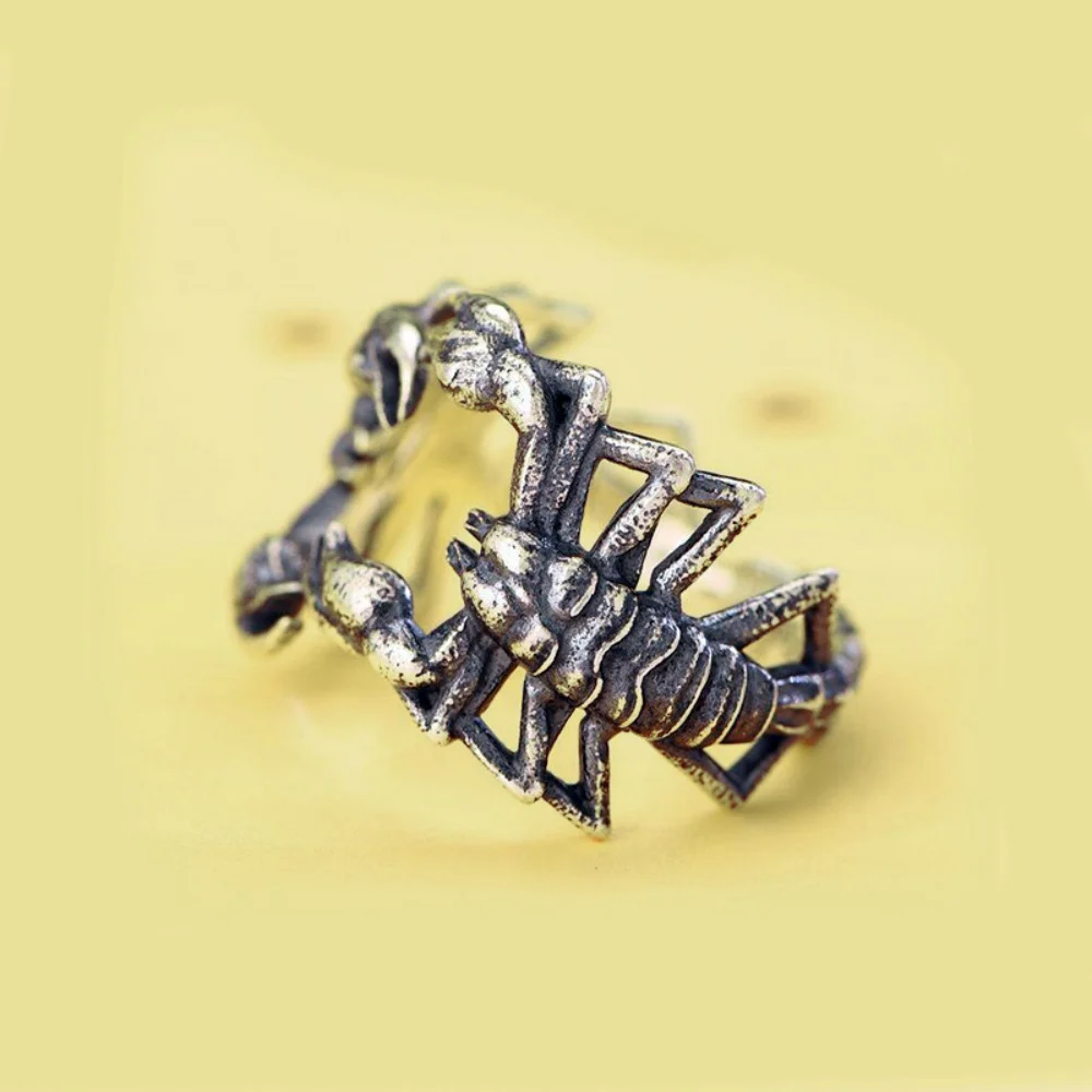 Punk texture scorpion hollow ring paired with retro skull ring, avant-garde style adjustable design, jewelry wholesale
Punk texture scorpion hollow ring paired with retro skull ring, avant-garde style adjustable design, jewelry wholesale