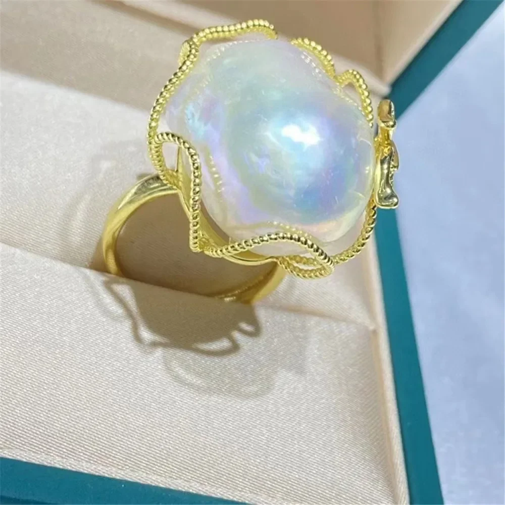 Adjustable Gold Plated Pearl Ring Settings Findings & Accessories - for Jewelry Making Bulk Wholesale Craft Supplies 20X25mm
Adjustable Gold Plated Pearl Ring Settings Findings & Accessories - for Jewelry Making Bulk Wholesale Craft Supplies 20X25mm