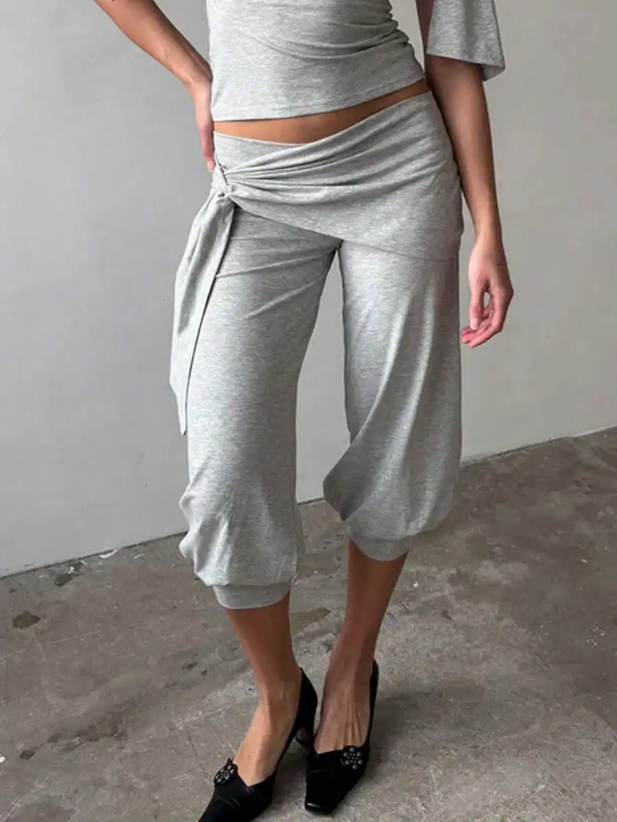 Womens Wide Leg Cropped Lounge Pants High Stretch Comfortable Capri Pants For Summer Casual Wear
Womens Wide Leg Cropped Lounge Pants High Stretch Comfortable Capri Pants For Summer Casual Wear