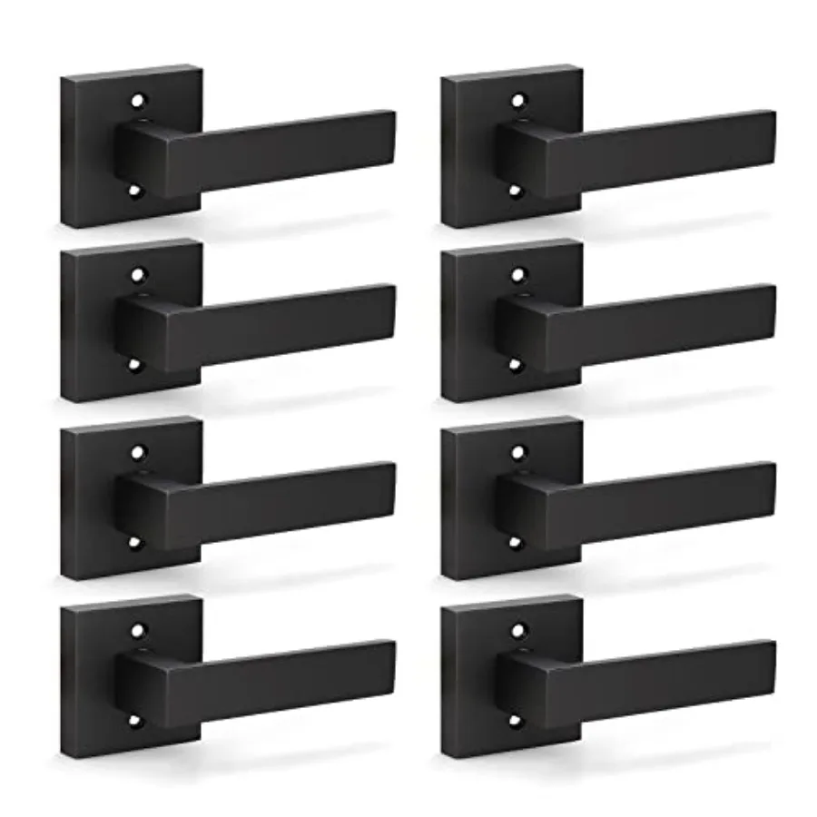 Dummy Lever Door Handles, Interior Door Levers, Modern Square Matte Door Handles, Reversible for Right/Left Only One Side Use
Dummy Lever Door Handles, Interior Door Levers, Modern Square Matte Door Handles, Reversible for Right/Left Only One Side Use