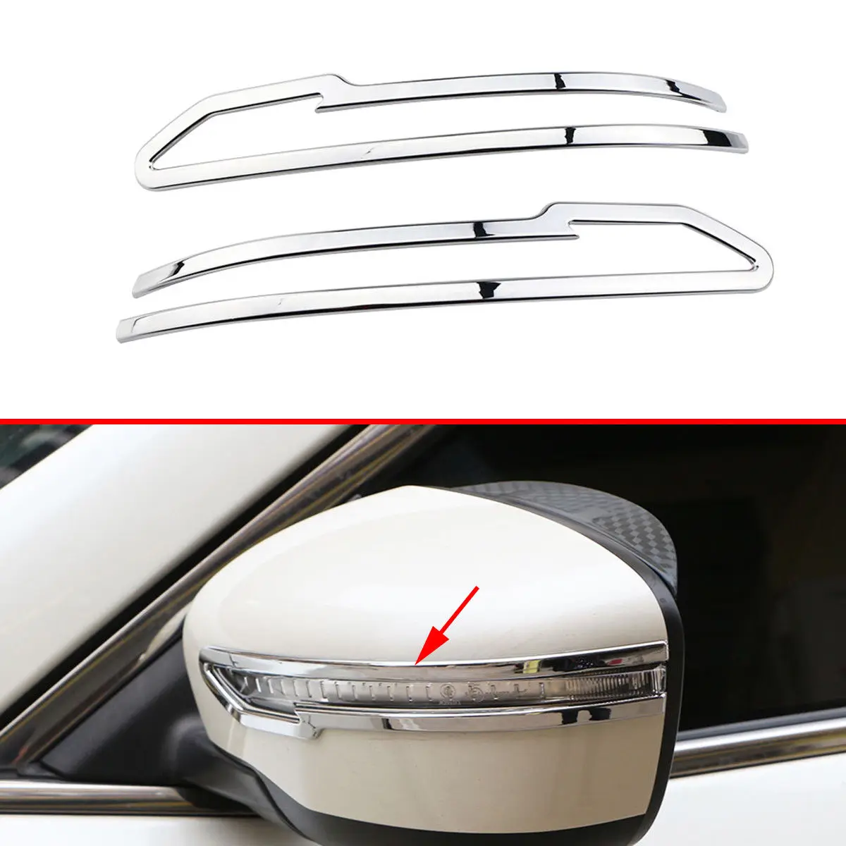 Chrome Rear View Mirror Cover Molding Trim For Nissan Qashqai J11 Rogue Sport Murano 2014 2015 2016 2017 2018 2019 2020 2021
Chrome Rear View Mirror Cover Molding Trim For Nissan Qashqai J11 Rogue Sport Murano 2014 2015 2016 2017 2018 2019 2020 2021