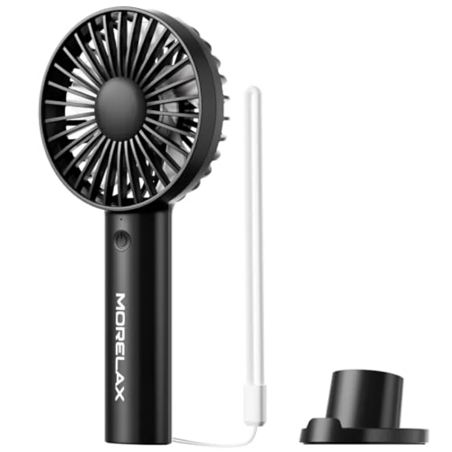 Handheld Fan, USB Rechargeable Mini Portable Fan with Base, 10H Battery, Strong Wind, Small and Powerful, Cute Design for Trave
Handheld Fan, USB Rechargeable Mini Portable Fan with Base, 10H Battery, Strong Wind, Small and Powerful, Cute Design for Trave