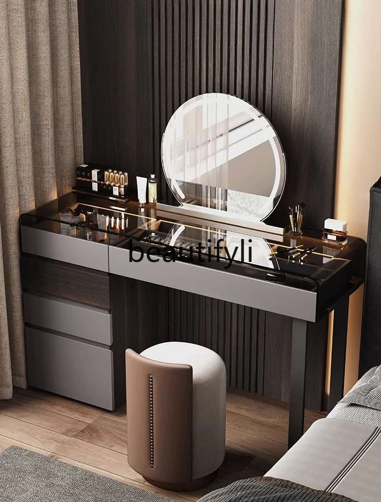 Italian solid wood dresser chest cabinet integrated bedroom designer makeup table storage cabinet light luxury
Italian solid wood dresser chest cabinet integrated bedroom designer makeup table storage cabinet light luxury