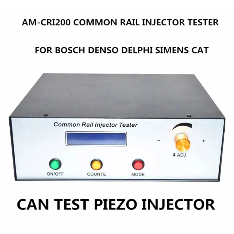 AM-CRI200+S60H Common Rail Injector Pulse Tester, capable of testing electromagnetic and piezoelectric injectors
AM-CRI200+S60H Common Rail Injector Pulse Tester, capable of testing electromagnetic and piezoelectric injectors