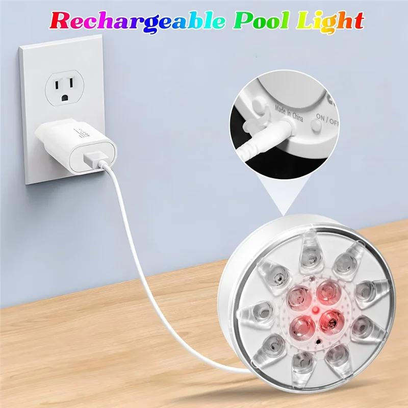 ABLN-Rechargeable Submersible LED Pool Lights With Remote,Waterproof Floating Pond Light,Underwater Lights
ABLN-Rechargeable Submersible LED Pool Lights With Remote,Waterproof Floating Pond Light,Underwater Lights