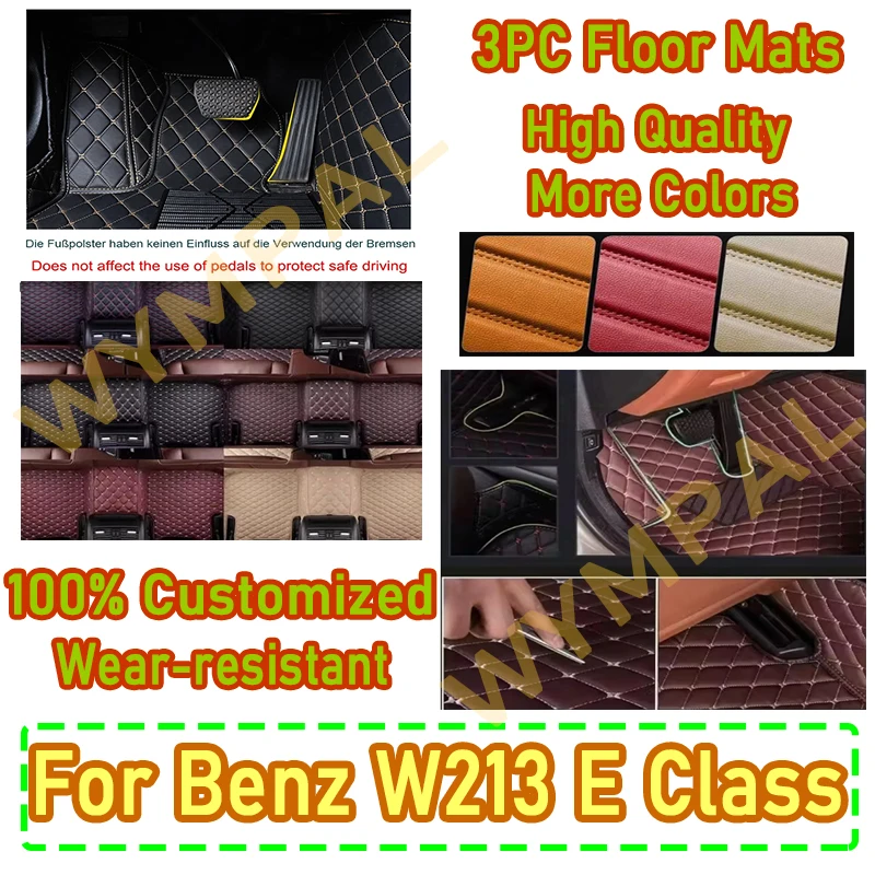 Роскошные автомобильные коврики на заказ для Mercedes Benz W213 E Class 2019-2022 года Детали интерьера Автомобильные аксессуары Искусственная кожа
Роскошные автомобильные коврики на заказ для Mercedes Benz W213 E Class 2019-2022 года Детали интерьера Автомобильные аксессуары Искусственная кожа