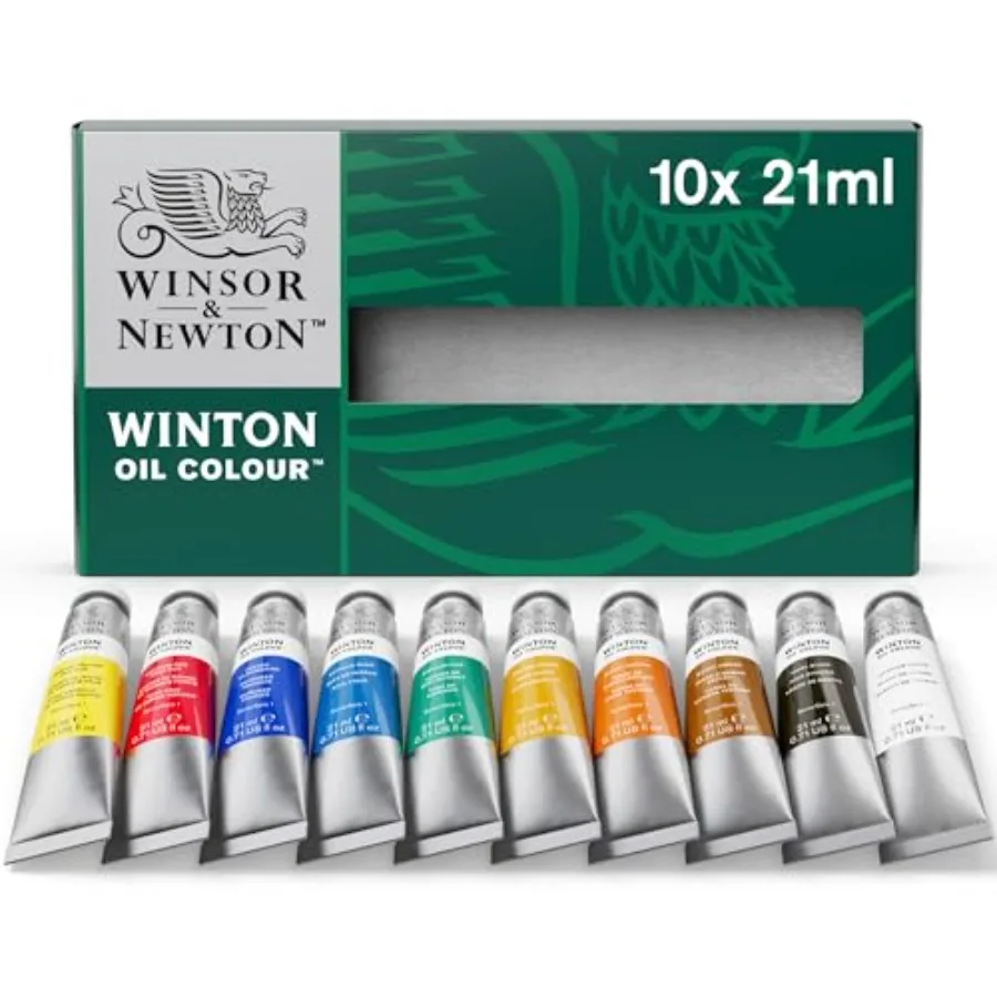 Winton Oil Color Paint,,10 x 21ml Tubes
Winton Oil Color Paint,,10 x 21ml Tubes