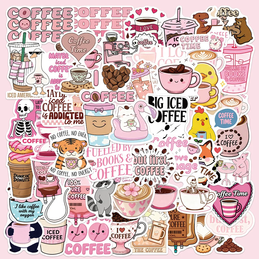 10/50PCS Funny Coffee Animal Stickers Cartoon Pink Cute Graffiti Creative DIY Scooter Phone Case Luggage Guitar Decal Toy
10/50PCS Funny Coffee Animal Stickers Cartoon Pink Cute Graffiti Creative DIY Scooter Phone Case Luggage Guitar Decal Toy