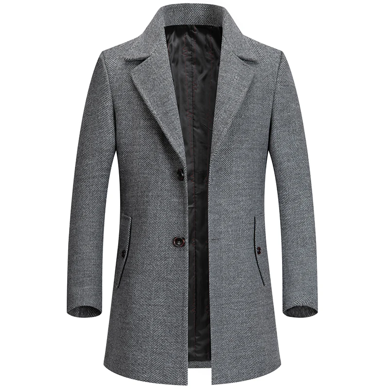 Brand clothing New Men's Casual Long Windbreaker Jacket/Male Solid Color Single Breasted Trench Man Woolen Coats Plus size S-4XL
Brand clothing New Men's Casual Long Windbreaker Jacket/Male Solid Color Single Breasted Trench Man Woolen Coats Plus size S-4XL