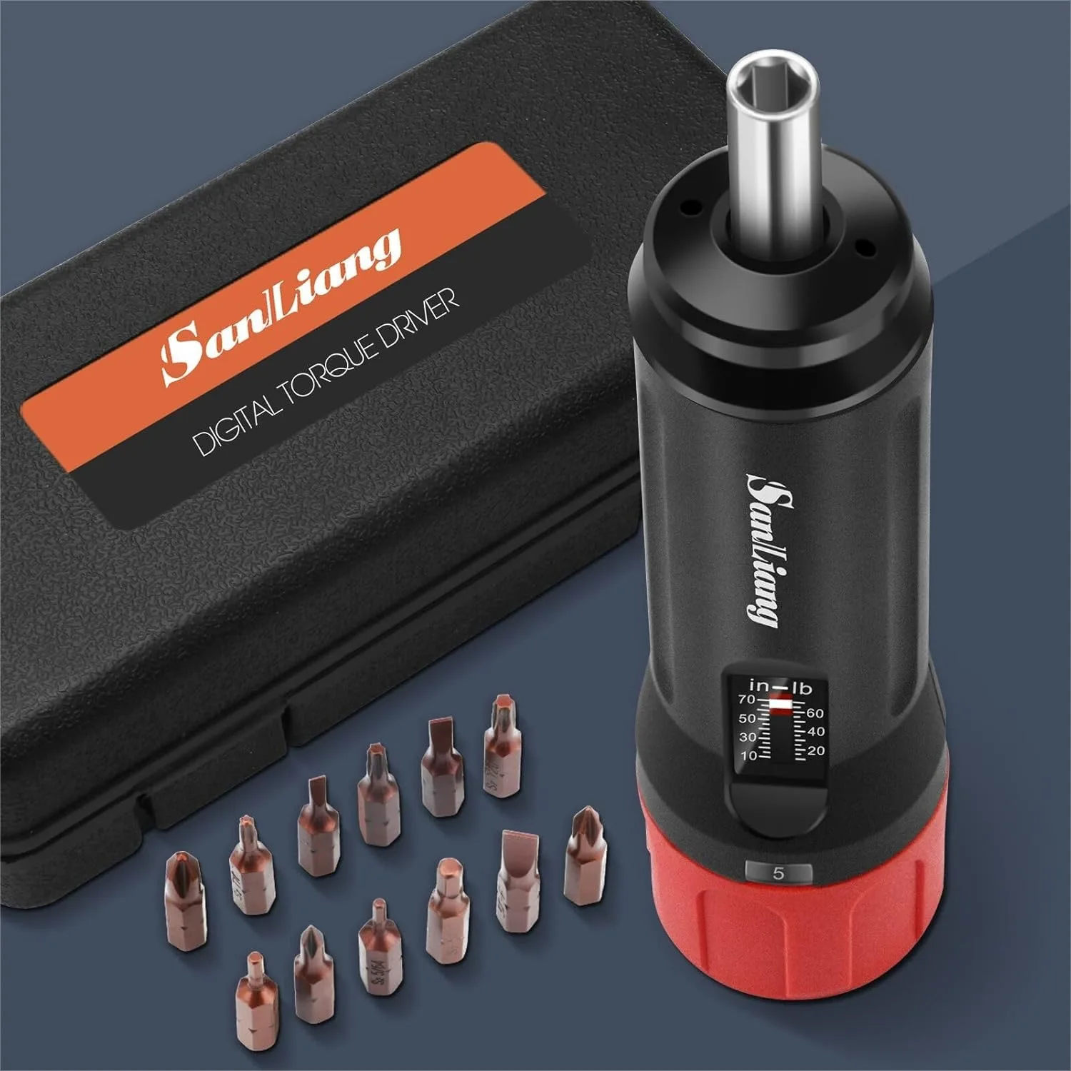 Torque Screwdriver Wrench Driver Bits Set 10-70 Inch Pounds With Storage Case For Bike Repairing And Maintenance
Torque Screwdriver Wrench Driver Bits Set 10-70 Inch Pounds With Storage Case For Bike Repairing And Maintenance