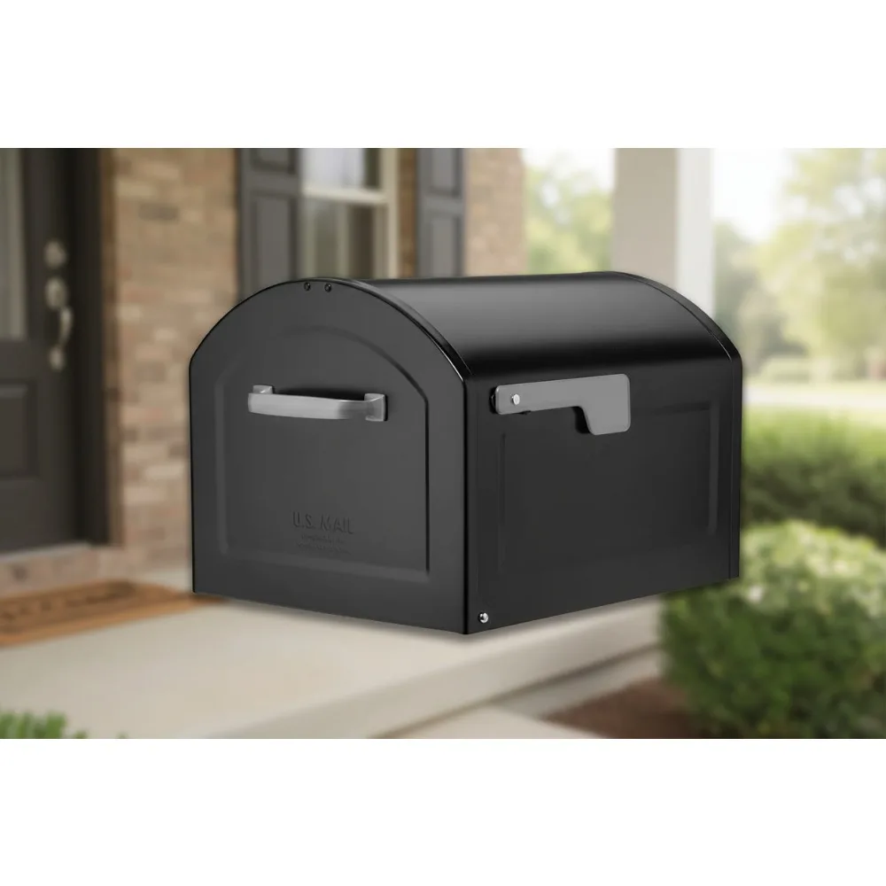 Очень большой черный почтовый ящик для дома, прочный всепогодный уличный почтовый ящик с замком, простая установка
Очень большой черный почтовый ящик для дома, прочный всепогодный уличный почтовый ящик с замком, простая установка