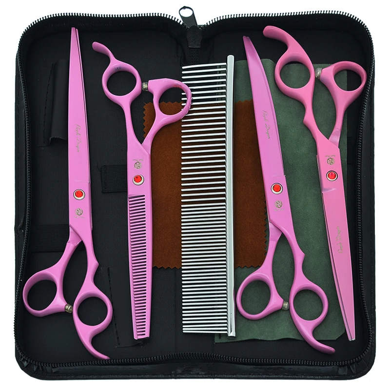 8 inch Purple Dragon Dog Scissors Japan Steel Pet Cutting Thinning Shears Animals Grooming Scissors Puppy Haircut Tools B0055B
8 inch Purple Dragon Dog Scissors Japan Steel Pet Cutting Thinning Shears Animals Grooming Scissors Puppy Haircut Tools B0055B